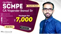 CA Final SCMPE Pendrive Classes by CA Yogender Bansal Sir For May 22 & Onwards - Full HD Video Lecture + HQ Sound